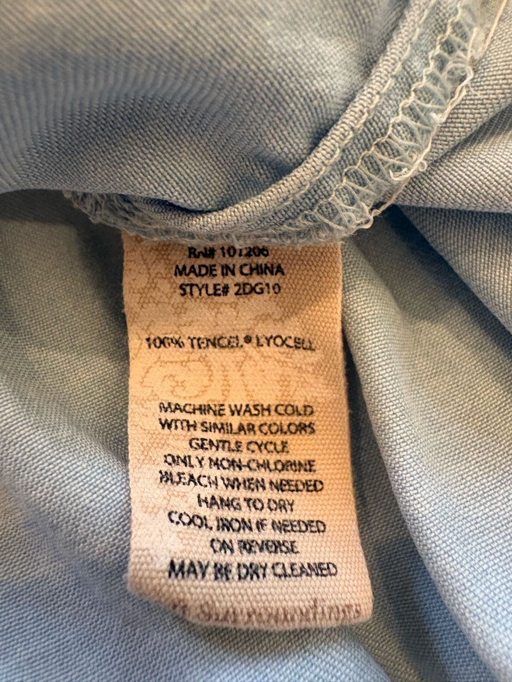Soft Surroundings Chambray Denim Top - Picture 11 of 15